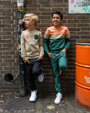 Charger l&#39;image dans la galerie, Sweater Sjoerd Peach - Sand - Green
